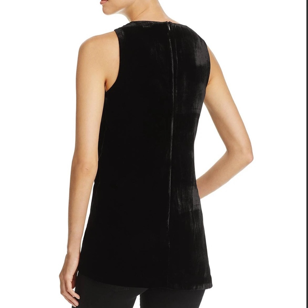 Kenneth Cole Velvet Sleeveless Blouse XS NWT - Picture 2 of 3